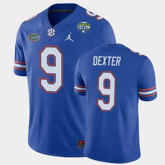 Men Florida Gators Gervon Dexter 2020 Cotton Bowl Royal Game Jersey